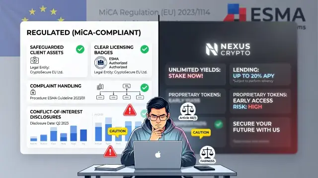ESMA Warns Crypto Firms Against Blurring Regulated and Unregulated Services